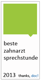 Danke an die User von www.zahnarzt-empfehlung.de Danke an die User von www.zahnarzt-empfehlung.de